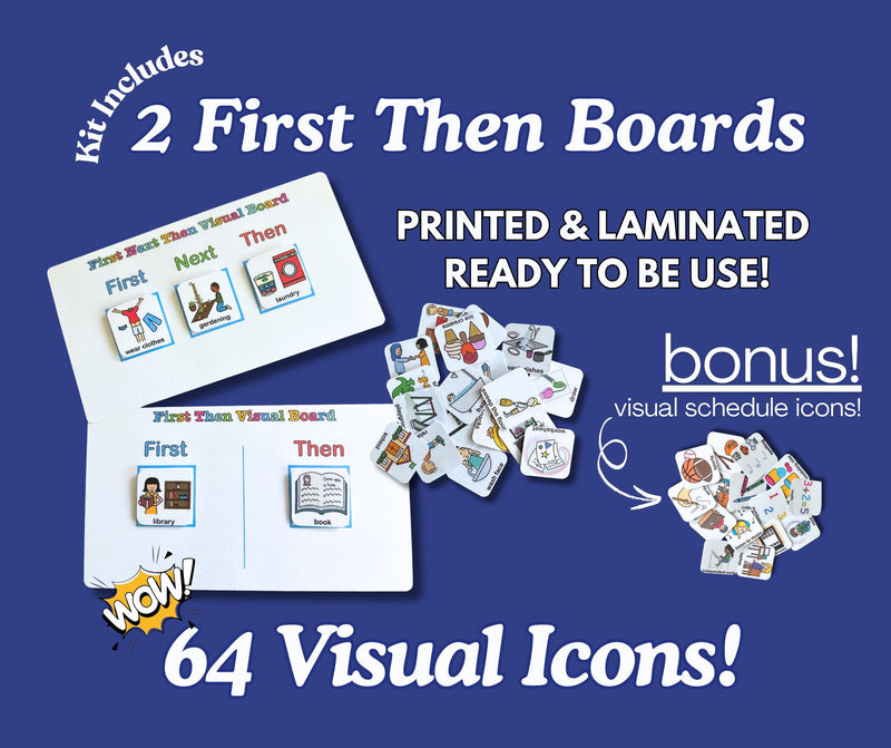 First and Then Visual Schedule Autism Now and Next Board Pecs Printable Pec Board First and Then Visual Clean Up Printable Chore Chart