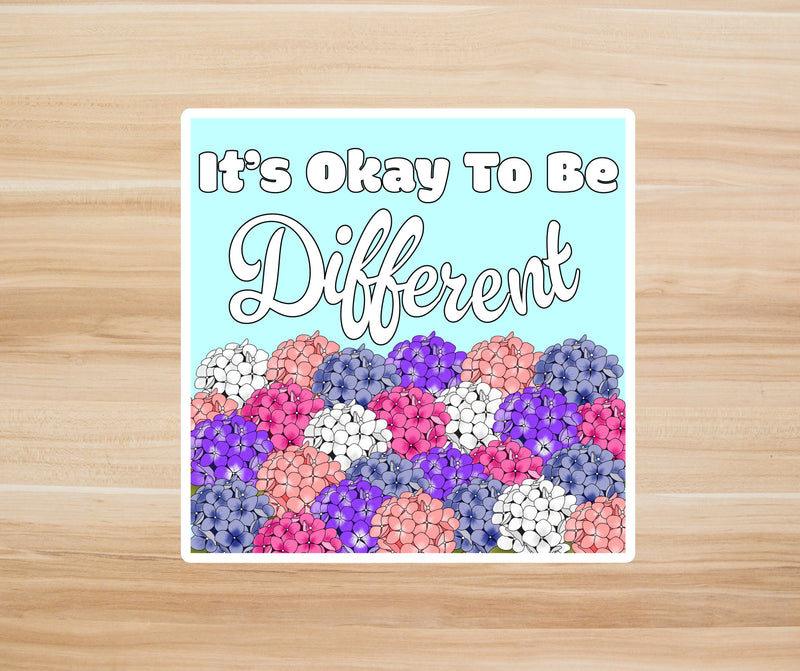 Neurodiversity Sticker, It's Okay to be Different, Autism Acceptance Sticker, Autism Awareness Sticker, ABA sticker, ADHD,  Special Need Mom