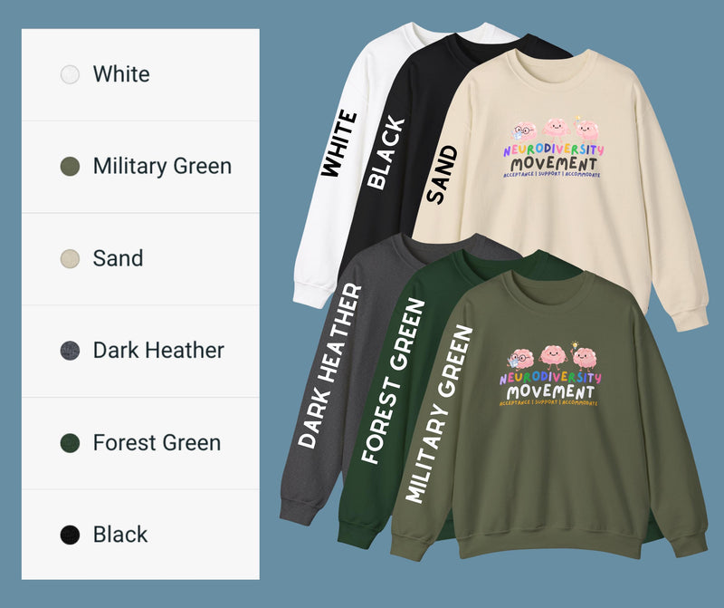 Neurodiversity Sweater for Advocate Sweatshirt for Neurodiversity Advocate for Autism Sweater for Neurodivergent Sweatshirt for Sped Teacher
