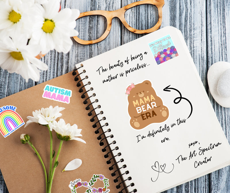 Autism Acceptance Sticker Floral Sticker Autism Awareness Sticker ABA sticker Teacher Gift Special Need Mom Sticker SPED Teacher Sticker