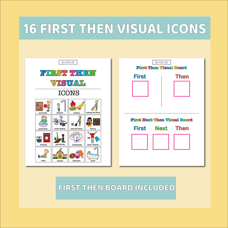 Printable Kids Daily Routine Bundle | Visual Schedule Kit  for Kids | Chore Chart for Toddlers | Pink Blue |Autism