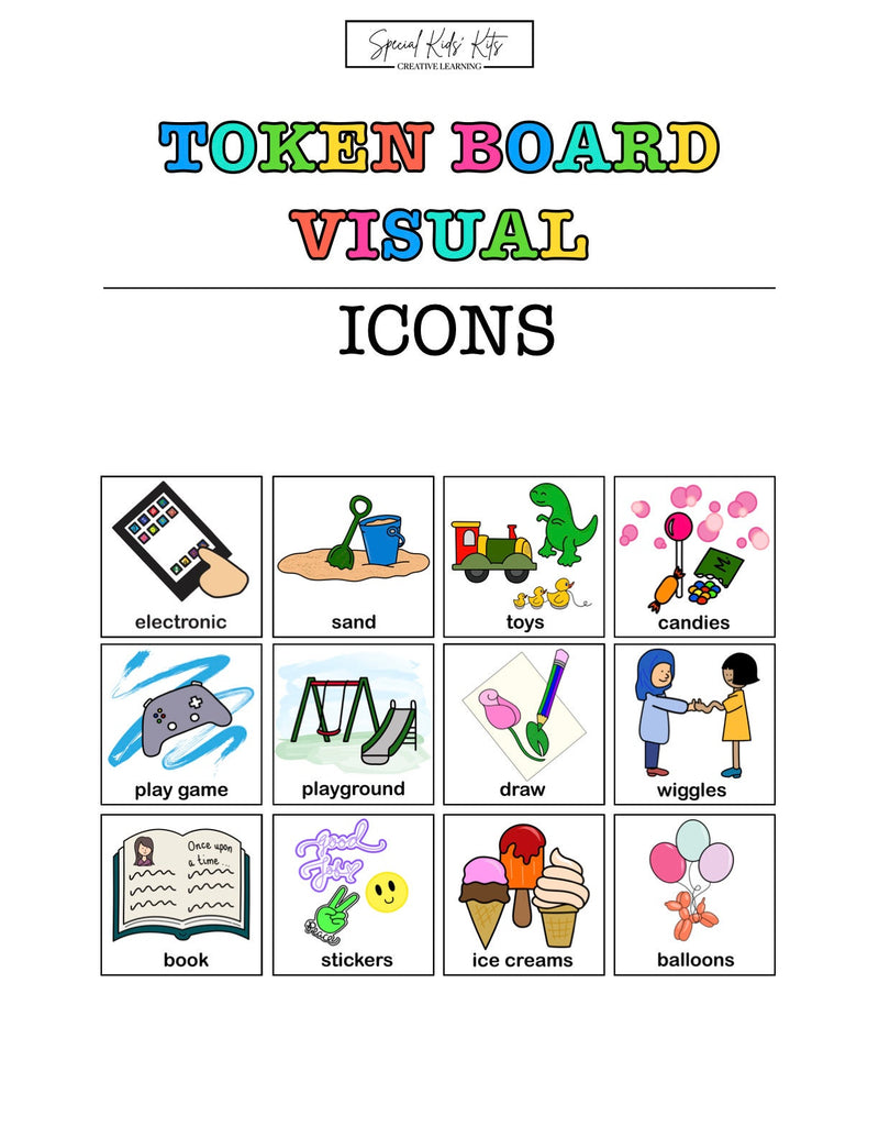 Printable Kids Token Board | Token Board for Autism or ADHD | Reward Chart for Toddlers | Positive Behavior Reinforcement | Pink Blue