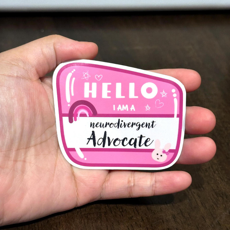 Neurodivergent Advocate Sticker for her sticker for Neurodivergent Advocate sticker for neurodiversity advocate sticker for neurodivergent