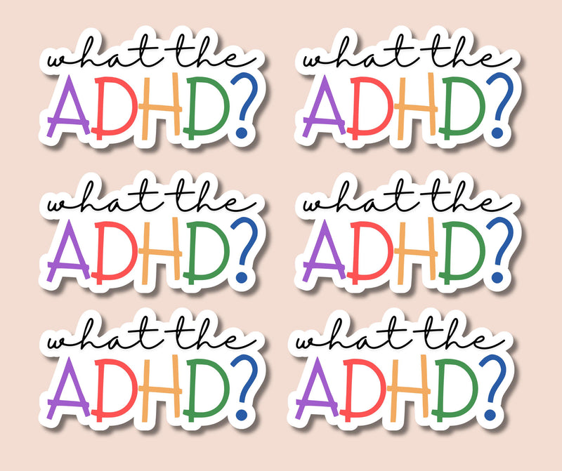 Sticker ADHD Funny Sticker for ADHD Meme Sticker Neurodivergent Sticker for Neurodiversity Meme Sticker for Neurodivergent ADHD Sticker